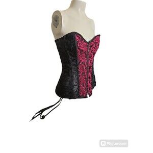 Large black/red spirit halloween corset